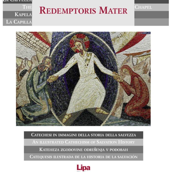 Copertina del diapoalbum di diapositive "La cappella Redemptoris Mater" realizzato dall'Atelier d'arte del Centro Aletti di padre Marko Ivan Rupnik